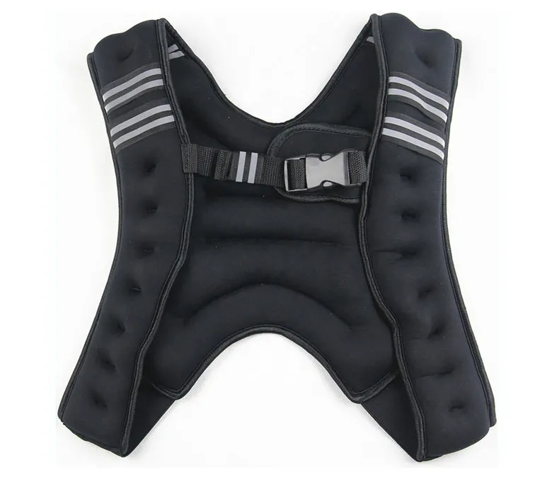 Жилетка с тежести за упражнения със светлоотразителна лента