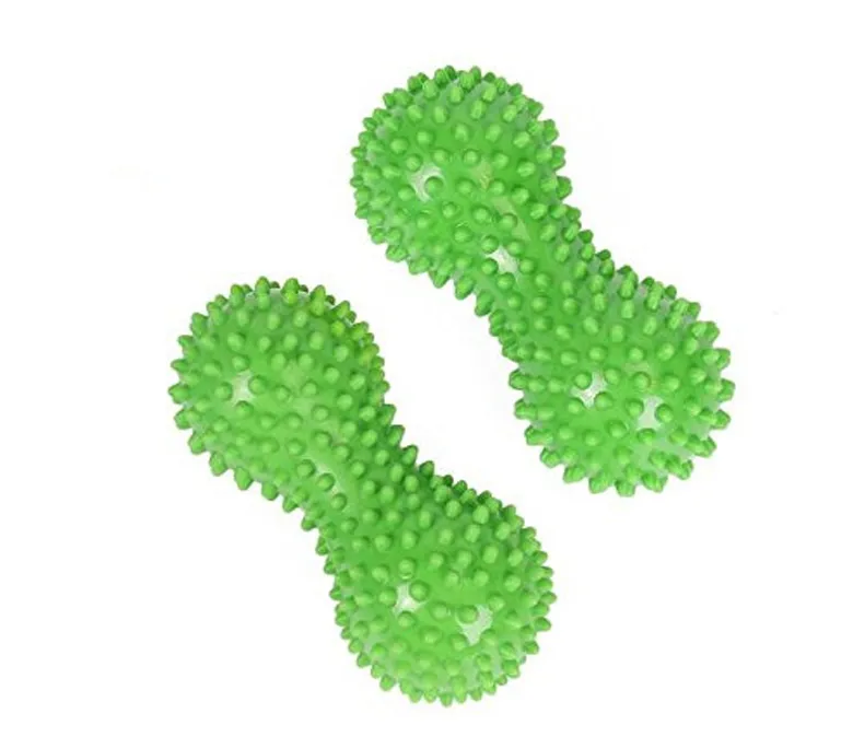 PVC двойна масажна топка с форма на фъстък, два размера