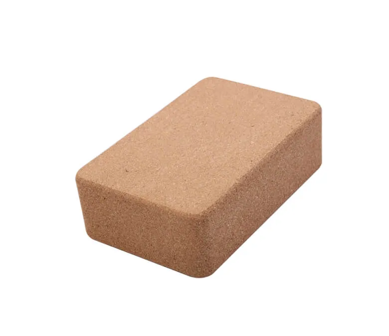 Блок за йога от естествен корк