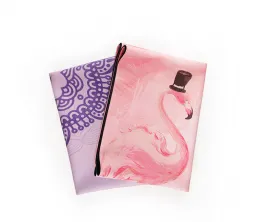 Велурена гумена сгъваема постелка за йога 1,2 мм