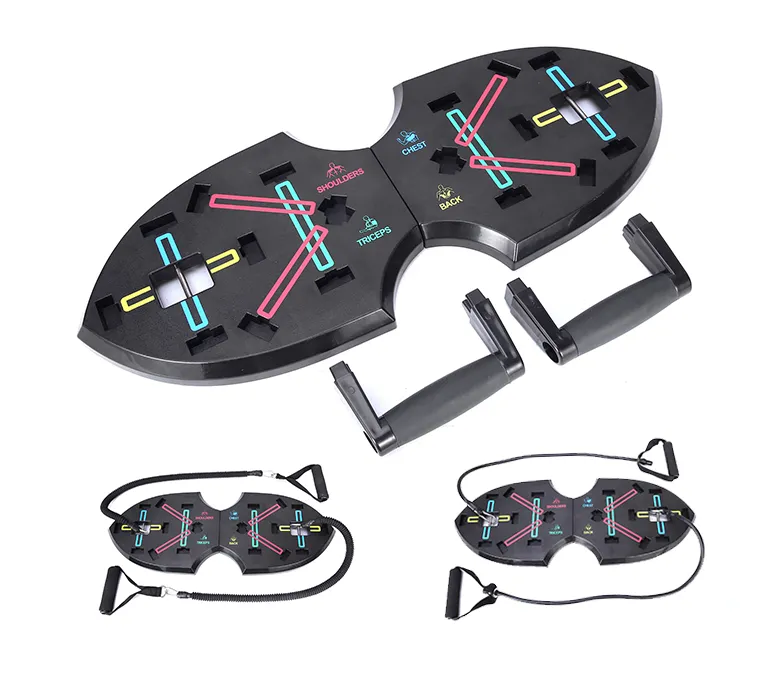 Подобрен лост за лицеви опори 15 в 1 със съпротивителни ленти