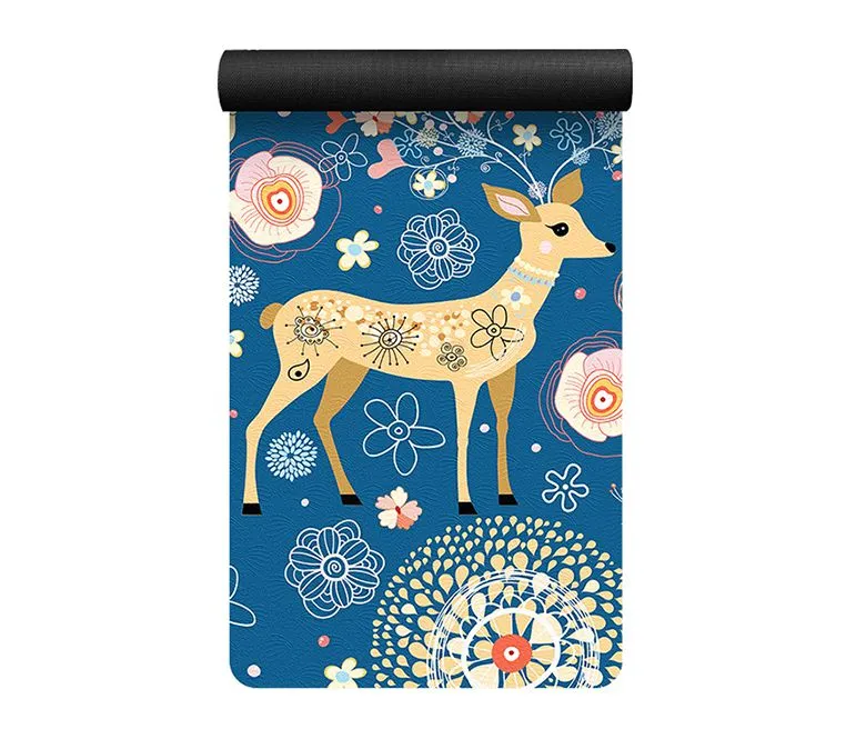 TPE печатна постелка за йога