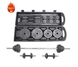 Домашна фитнес зала Фитнес комплект със свободни тежести 15/20/30/45/50/55 кг