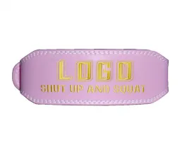 Персонализиран колан за клякане Женски колан за пауърлифтинг на едро