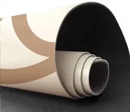 Велурена гумена постелка за йога със зодиакални съзвездия