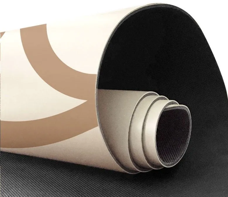 Велурена гумена постелка за йога със зодиакални съзвездия