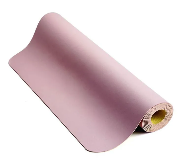 1,5 мм подобрена сгъваема матирана PU гумена постелка за йога