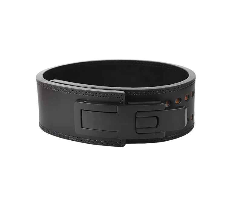 Персонализиран колан за вдигане на тежести с метална катарама от телешка кожа на едро