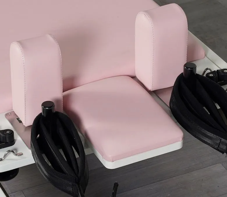 Бяло боядисано дъбово розово оборудване за пилатес