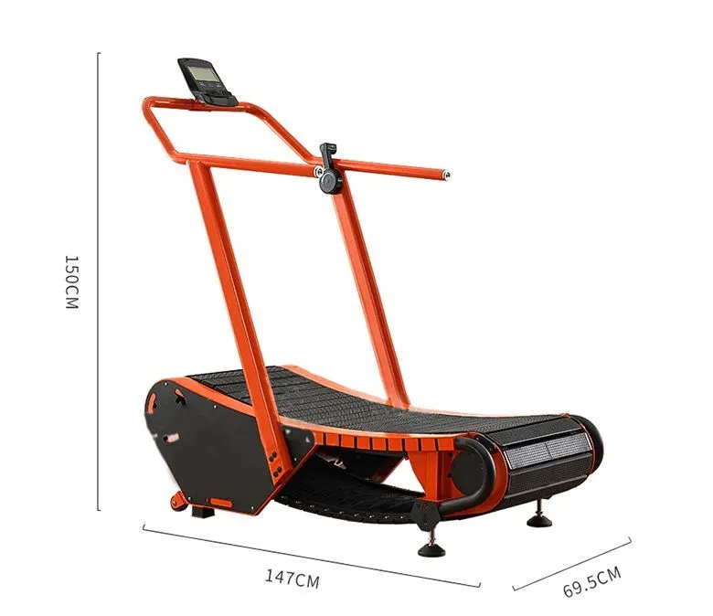 Извита бягаща пътека без захранване