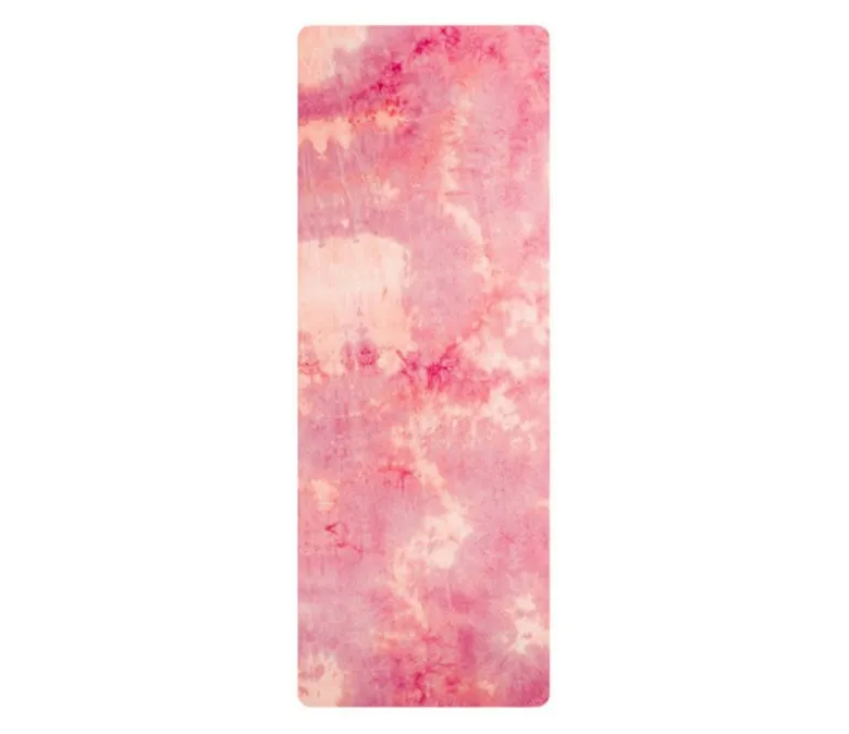 Висококачествена постелка за йога с щампован TPE велур