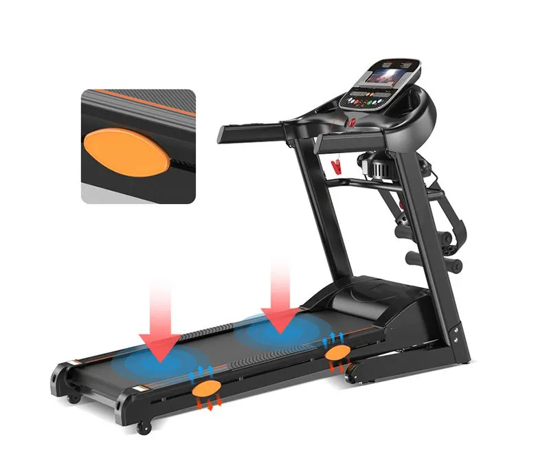 Уред за бягане на закрито, многофункционална сгъваема електрическа бягаща пътека