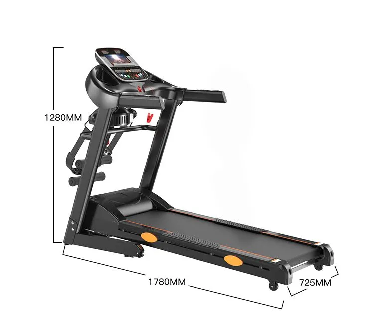 Уред за бягане на закрито, многофункционална сгъваема електрическа бягаща пътека