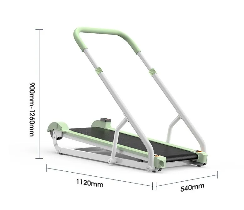 Ултра тиха сгъваема бягаща пътека без захранване за закрито