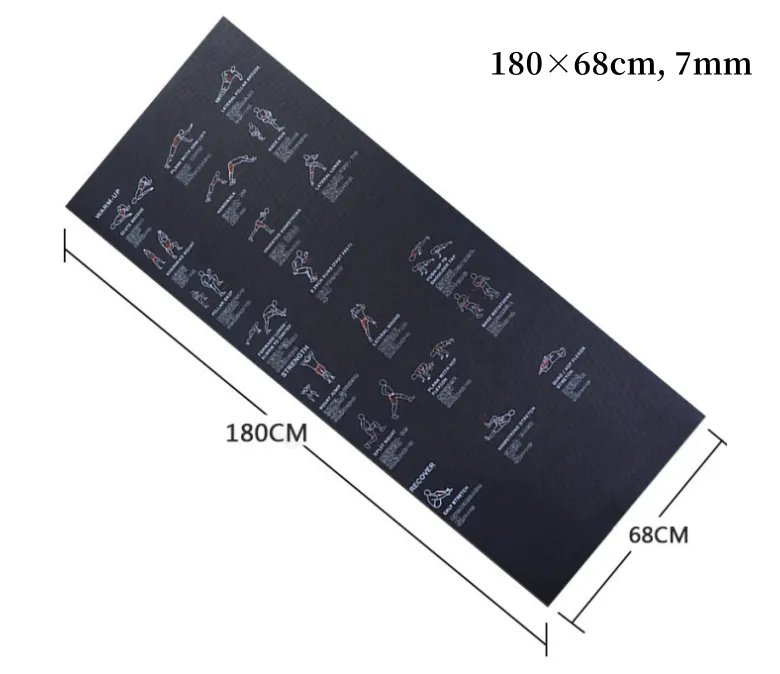 Професионална постелка за спортни тренировки за мъже и жени против плъзгане