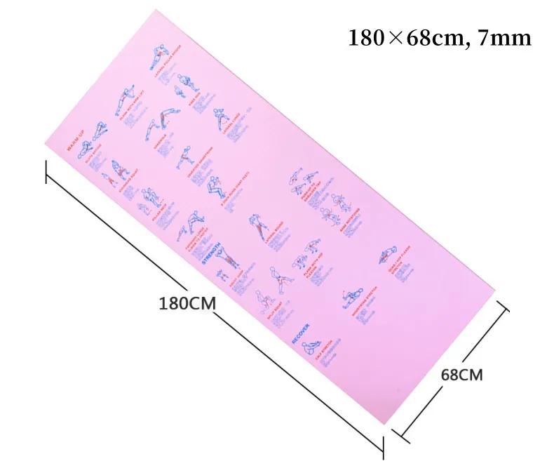 Професионална постелка за спортни тренировки за мъже и жени против плъзгане