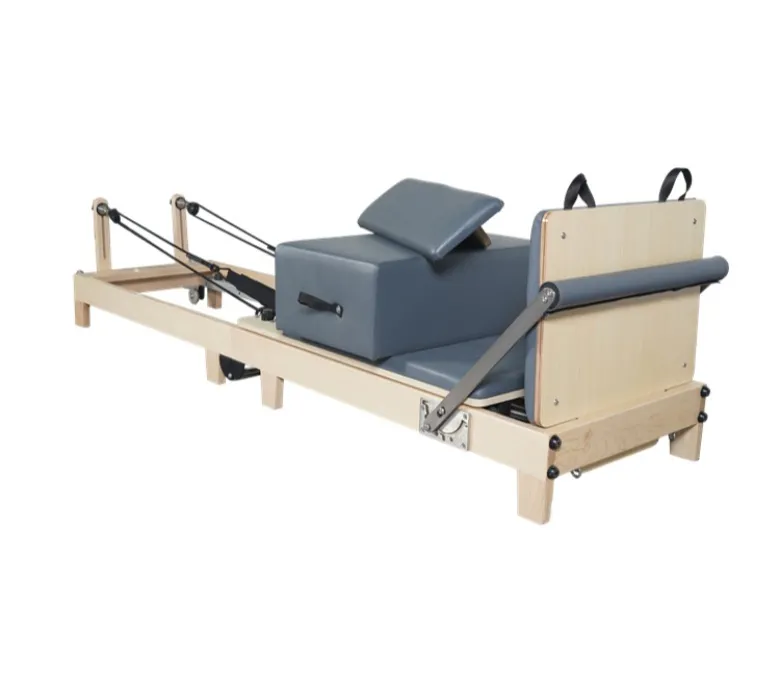 Сгъваем уред за упражнения за пилатес с дървени крака