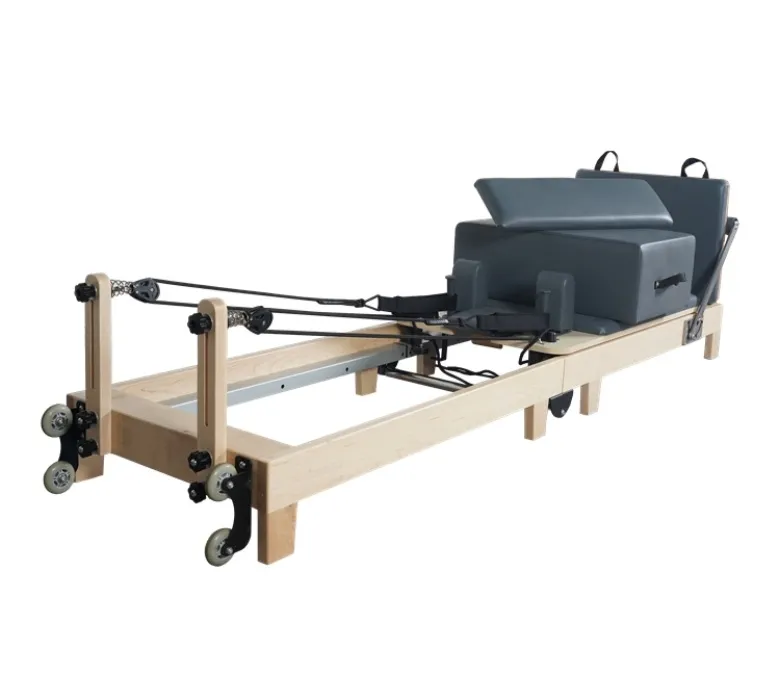 Сгъваем уред за упражнения за пилатес с дървени крака