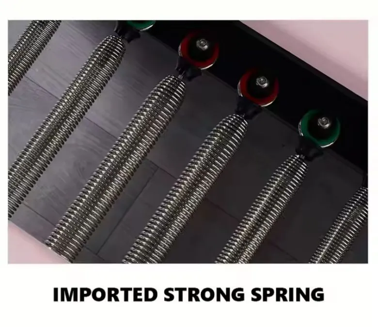 Бяло боядисано дъбово розово оборудване за пилатес