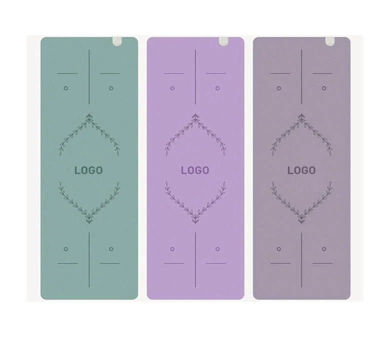 Нова подобрена подложка за йога с матирано PU каучук