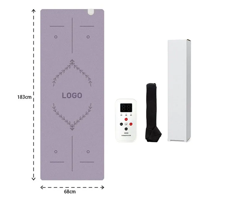 Нова подобрена подложка за йога с матирано PU каучук