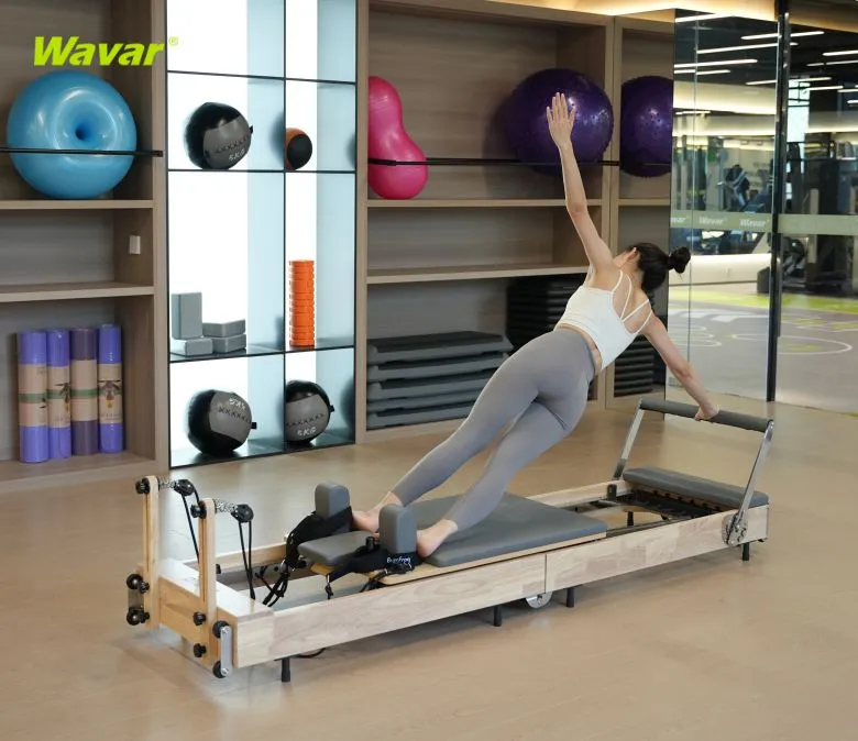 Сгъваемо дървено тяло Balance Pilates Core Bed Reformer Преносим реформатор
