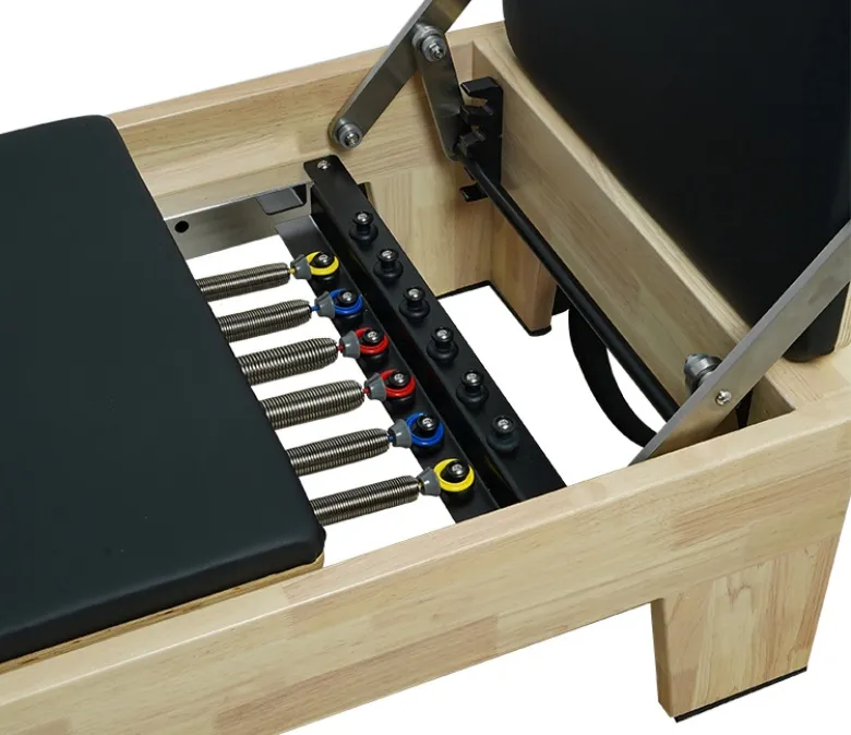 Реформирано дъбово легло с вградена дръжка за крака