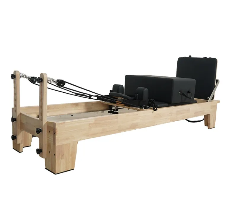 Реформирано дъбово легло с вградена дръжка за крака