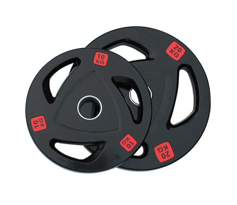 Заоблена плоча с тежести с 3 отвора за хващане