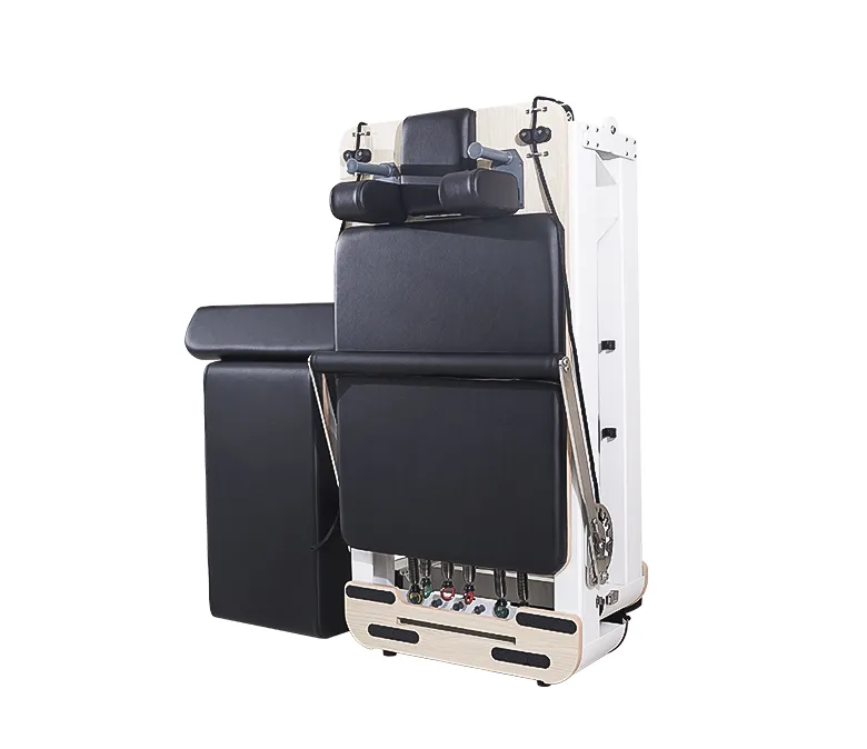 Бял алуминиев сгъваем пилатес реформатор за продажба