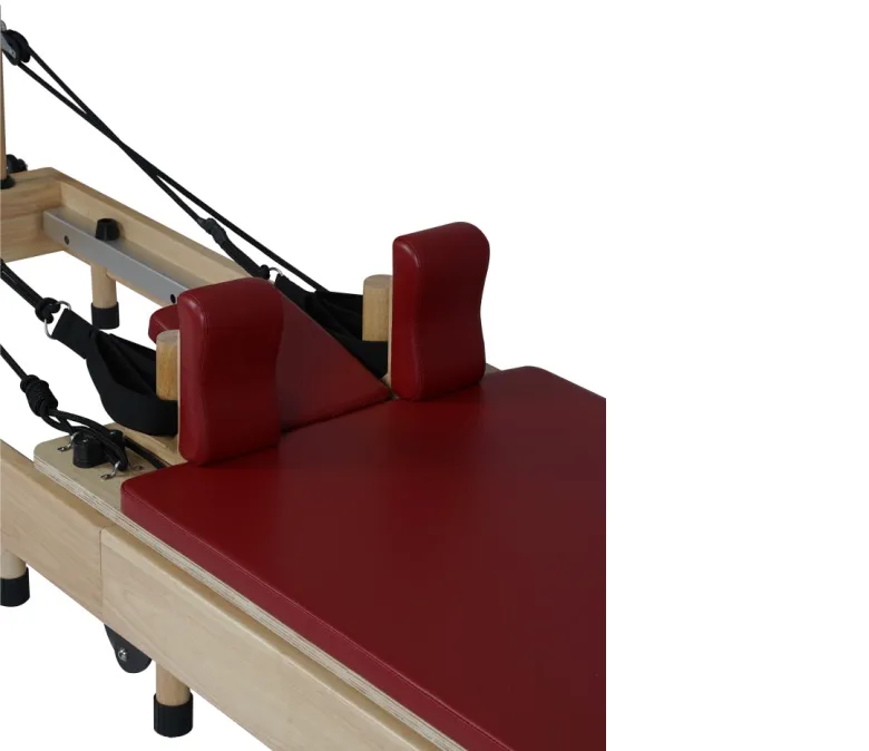 Сгъваема преносима машина за пилатес от дъбово дърво без фуги